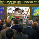 Russian mission control monitors the actions of the furry little devil.